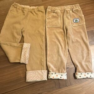 Two Mikihouse cozy pants about 4years old girl